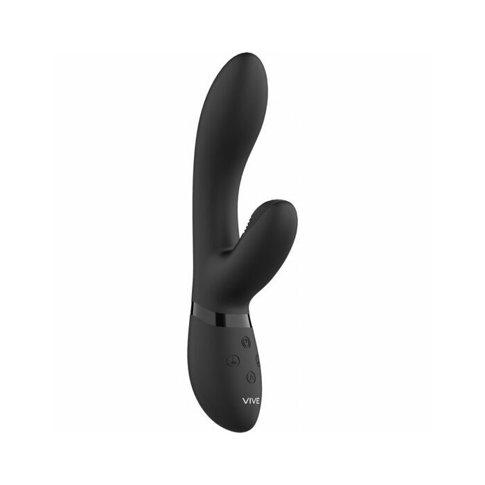 Kyra - coelho g-spot de silicone - preto