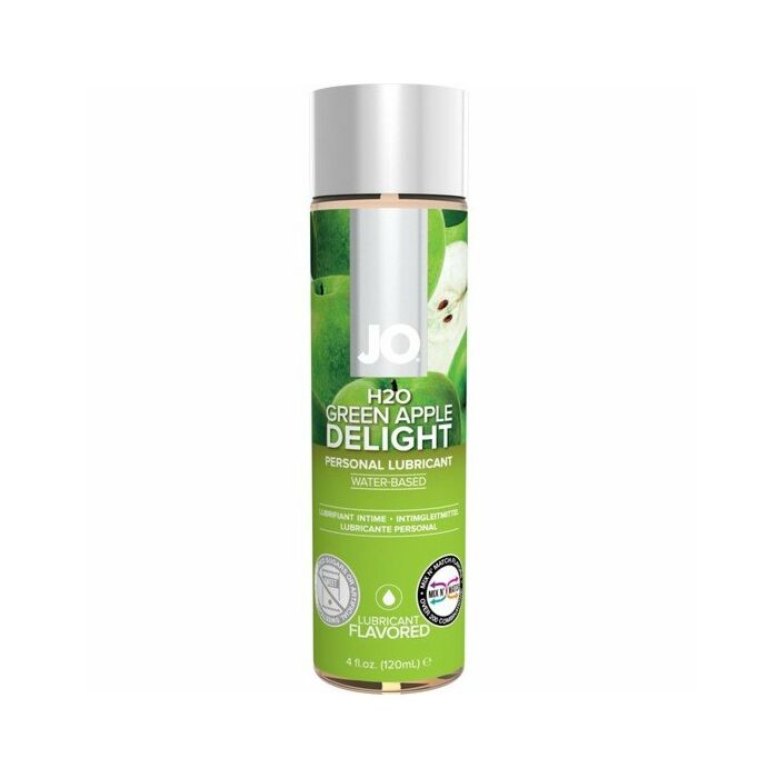Jo lubrificação de água 150 ml sabor maçã verde