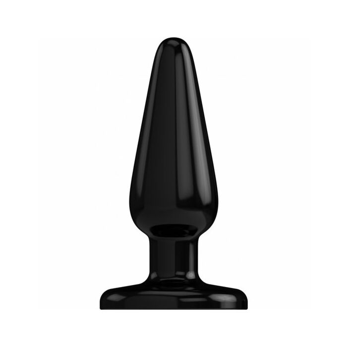 Butt plug - basic - 12,8 cm - negro