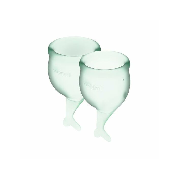 Satisfyer se sentir seguro copa menstrual - verde