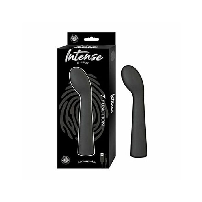 Intense g-spot vibrador de silicona - negro