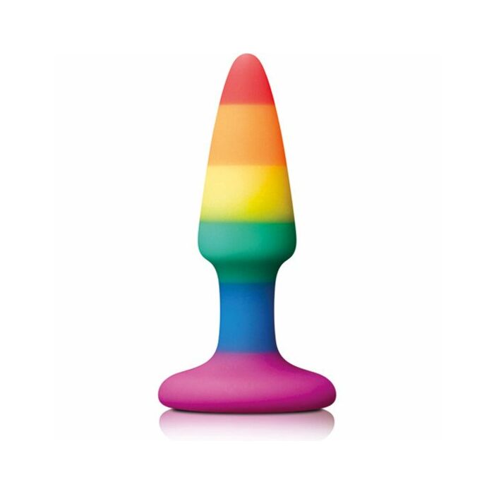 Pleasure plug de silicona rainbow mini