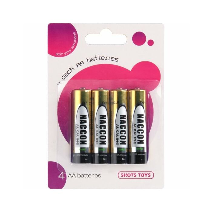Pack pilas 4 x aa
