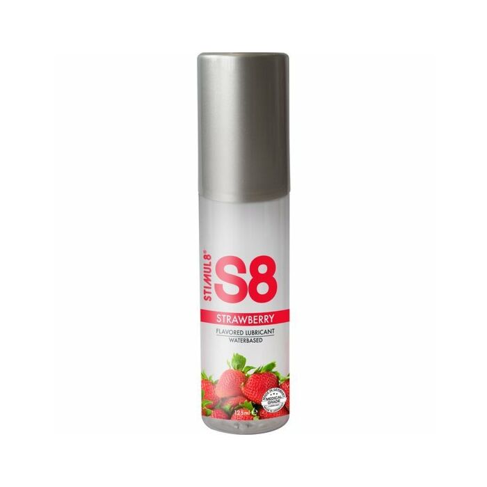 S8 lubricante sabores 125ml - fresa