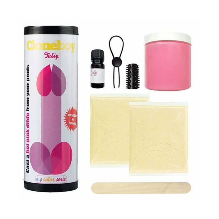 Dildo Tulipa Rosa Intenso Clonatulip