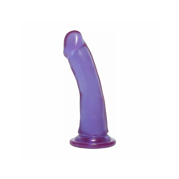 Crystal jellies slim dong 16cm - morado