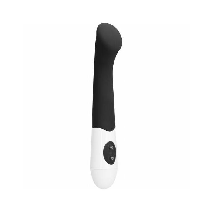 Flat vibrador silicona negro