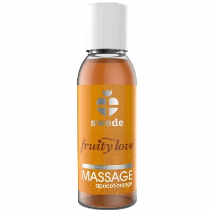 Frutado amor massagem efetoras calor de óleo 50 ml laranja / abricó