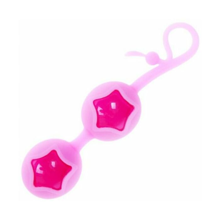 Cute lila love balls silicone
