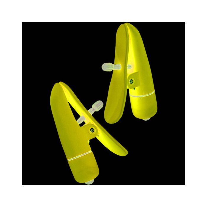 Pinzas para pezones con vibrador morado