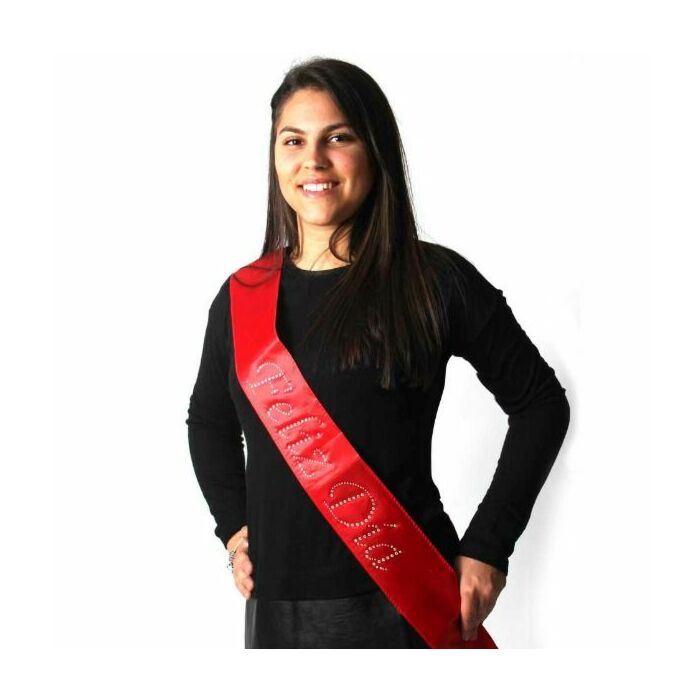 banda Feliz dia com Diamente pedras ligado