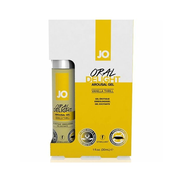 prazer oral Jo excitador gel 30 ml de baunilha