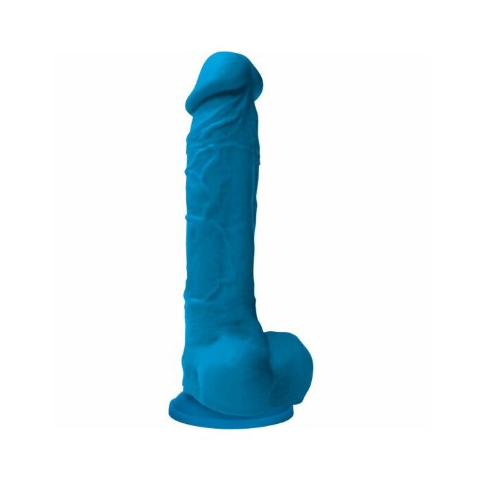 Cores Azul 8 polegadas dildo prazer