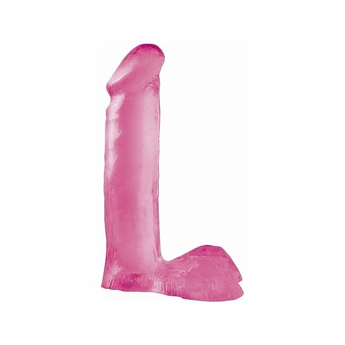 Basix pénis gelatina rosa 17 cm