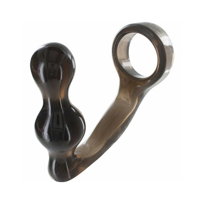 plugue de mão de obra com anel de cinza para o pénis