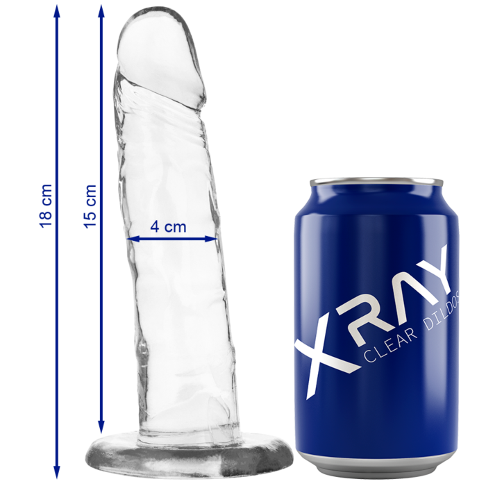 Dildo de Cristal Transparente