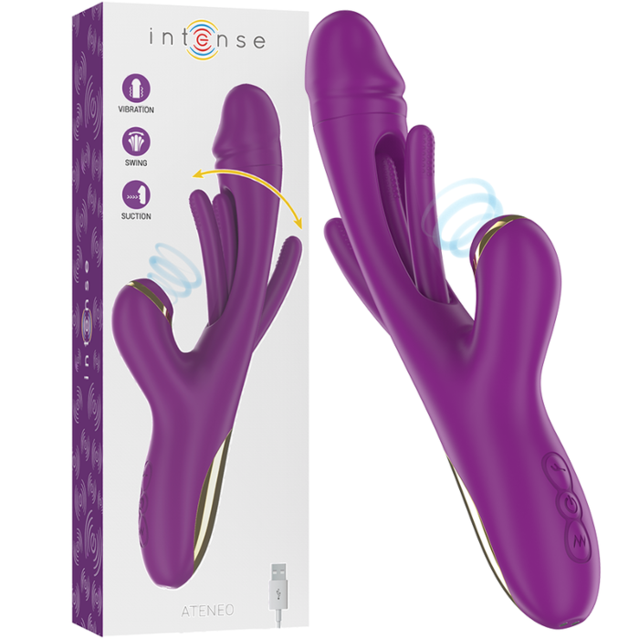 Vibrador Língua Intensa Roxa