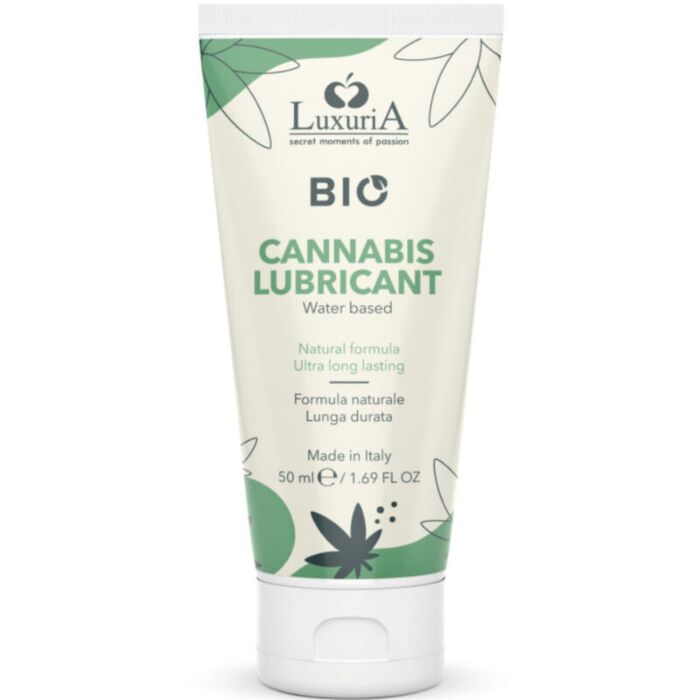 Lubrificante à base de água Luxuria Bio com Cannabis - 50ml
