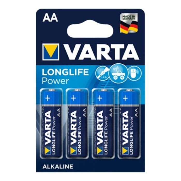 Pilhas Varta Longlife AA 4 unidades