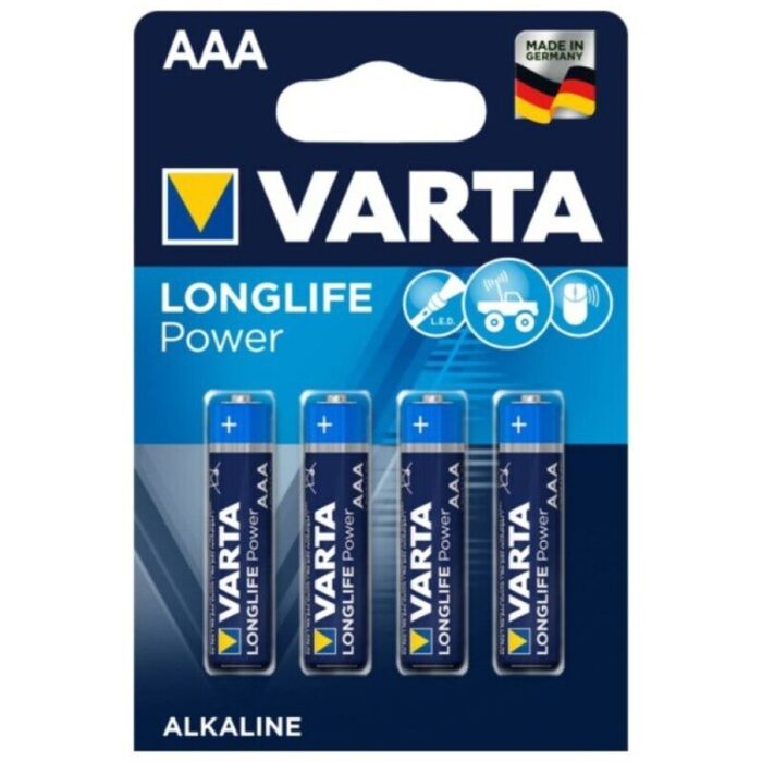Blister Varta AAA Longlife Power (Pack 4)

