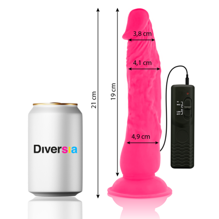 FlexiVibe - Dildo Flex Vibrante 21cm - Rosa
FlexiVibe - Vibrador Flexível 21cm - Rosa
