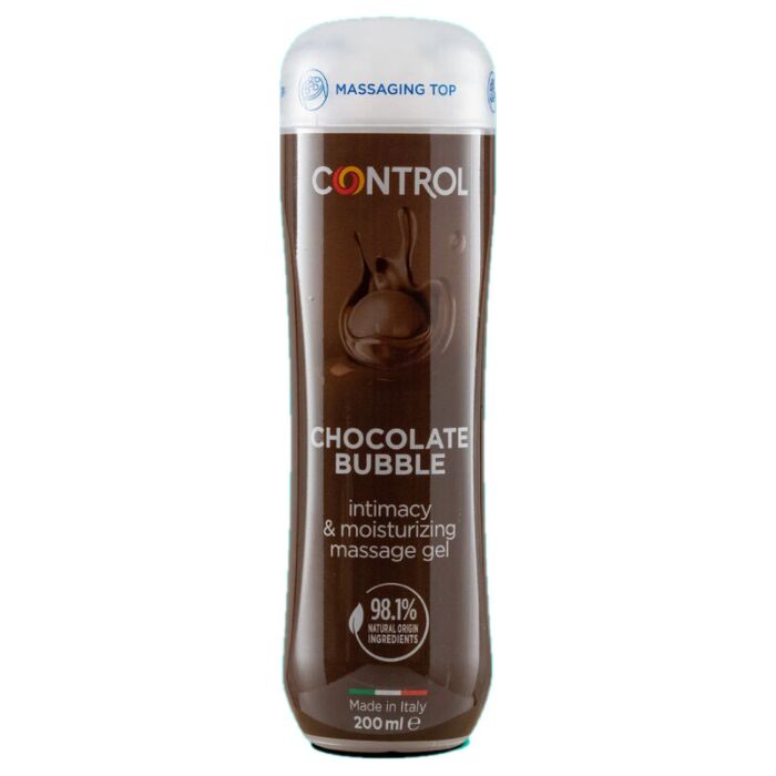 Gel de Massagem Chocolate Bubble 3 em 1