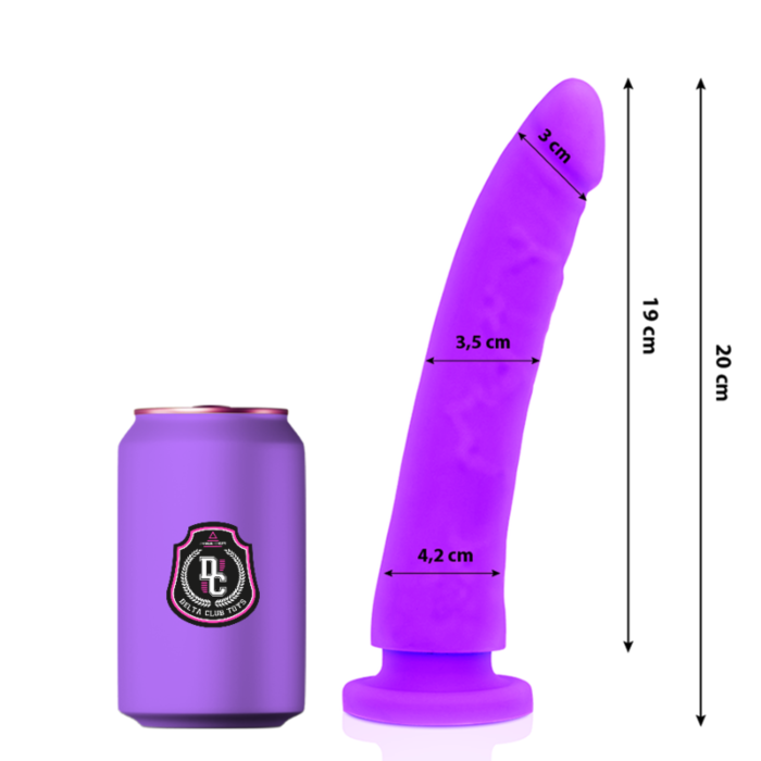 Dildo Lilás Delta Silk