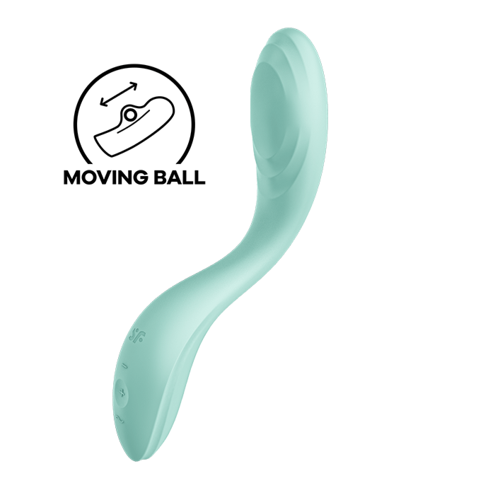 Vibrador Ponto G Verde: Rollgasm