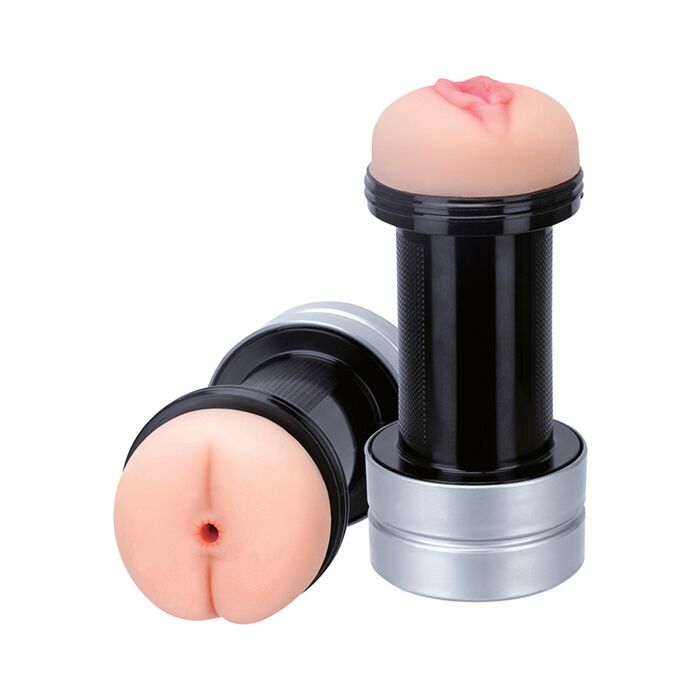 Realstuff - Masturbador 2 em 1 Ânus e Vagina 18cm