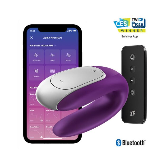 Vibrador Duplo Prazer Lilás