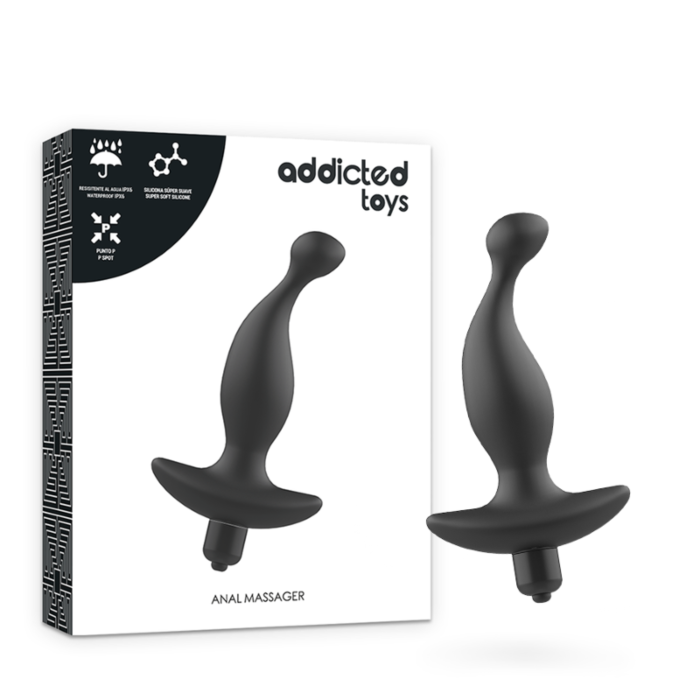 Massageador Anal Vibratório Obsidiana