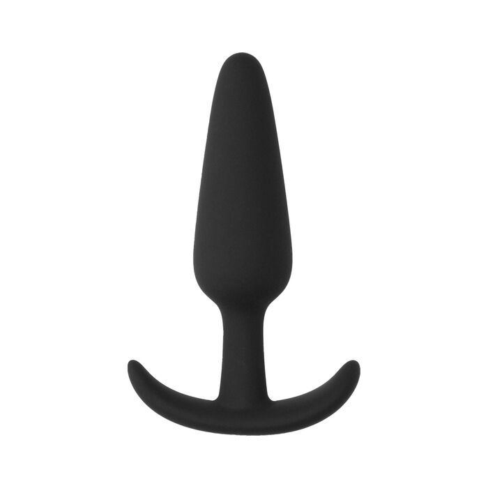 Plug anal fino - preto | Plug anal de silicone | Brinquedos sexuais - SEO