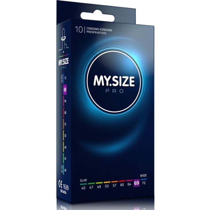 Preservativos MySize 69mm - Pacote com 10