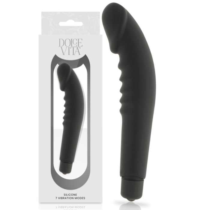 Vibrador Realista Preto Prazer Dolce