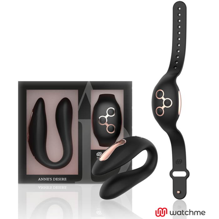 Tecnologia Dual Prazer Annes Desire - Preto/Dourado