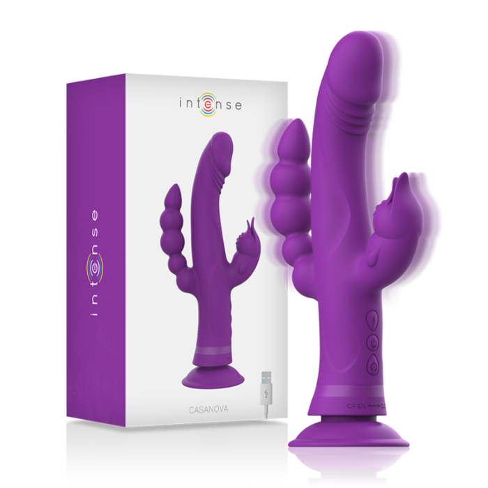 Casanova Triplo Vibrador Roxo