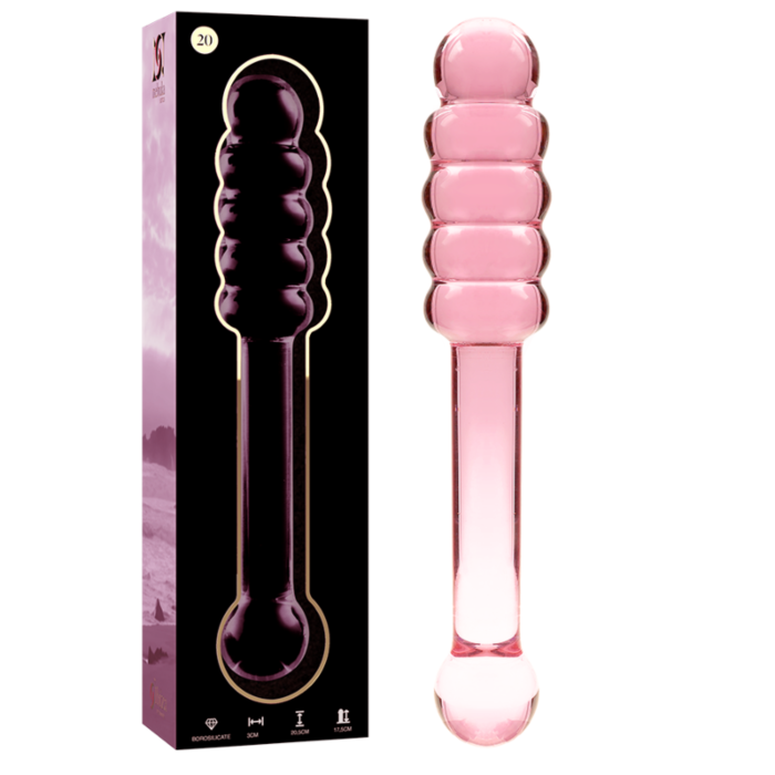 Dildo de Cristal Rosa Nebula 20