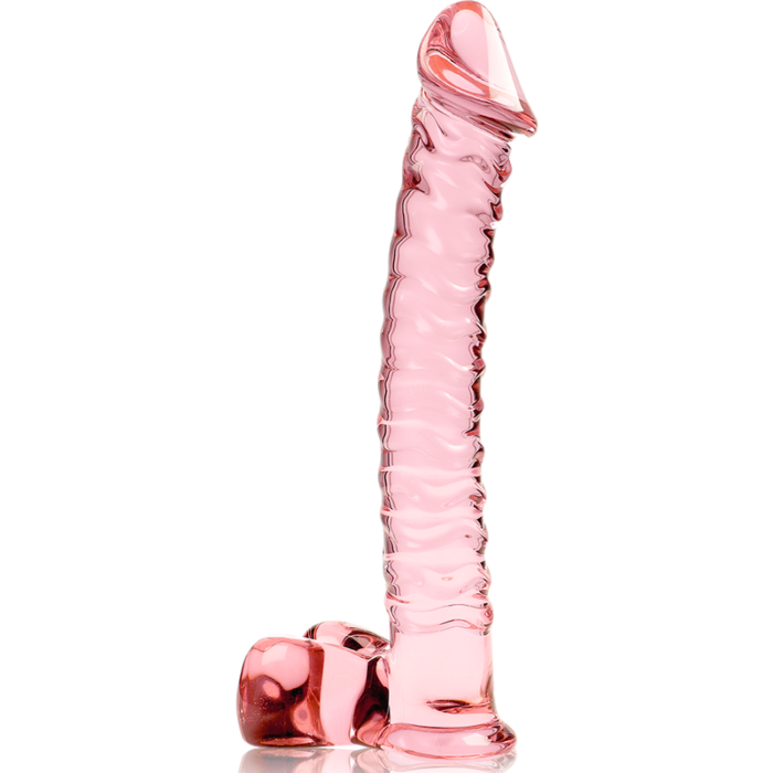 Dildo de Cristal Rosa Nebulosa