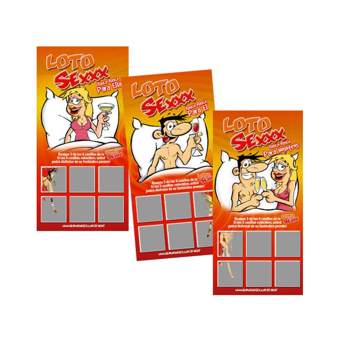Pack Loto Sensual 12 Raspadinhas Hetero