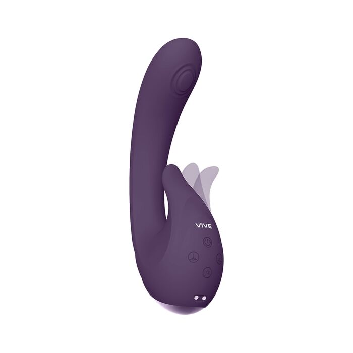 Vibrador Ponto G Pulsante: Roxo Vivo