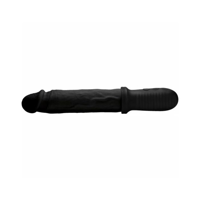 8x pounder empuxo automático e vibrador vibrador com alça - preto