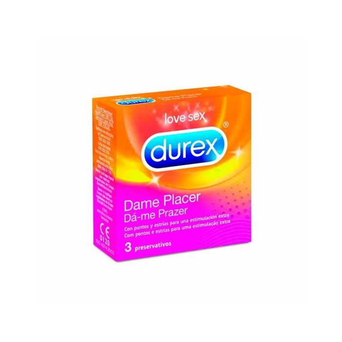 Durex me dar prazer 3 pcs