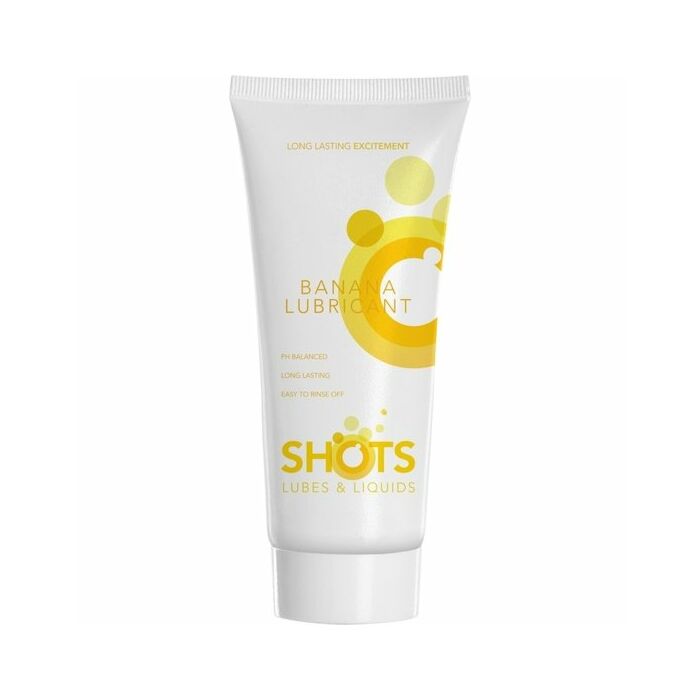 água Shotslube base lubrificante de banana 100ml sabor