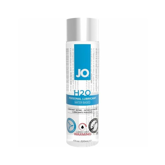 Jo h20 lubrificante efeito de calor à base de água de 135 ml