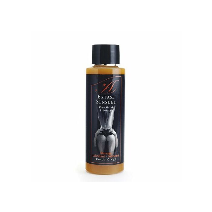 Extase de chocolate-laranja sensual 100ml lubrificante