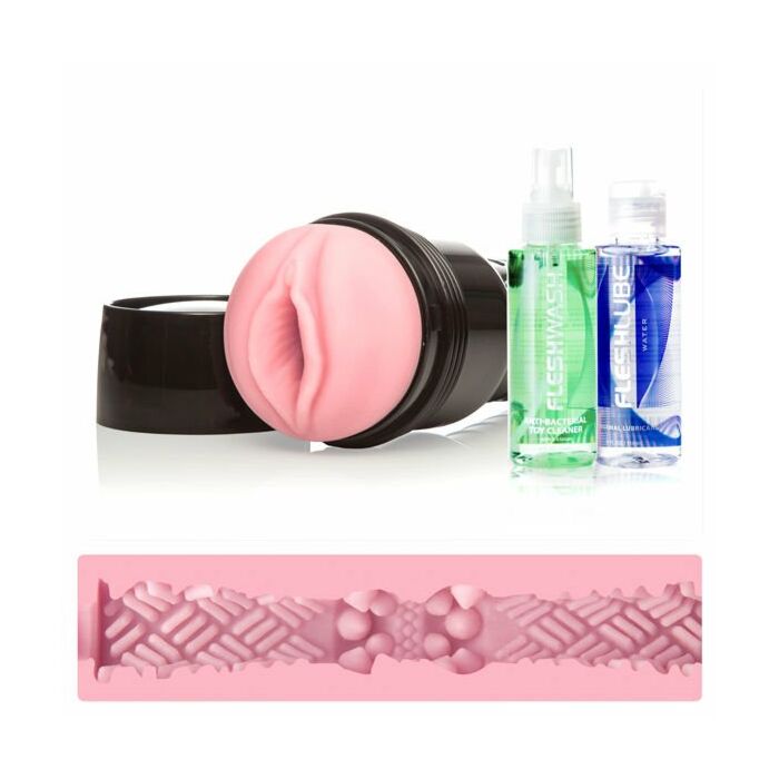 kit masturbador go fleshlight vem senhora cor de rosa