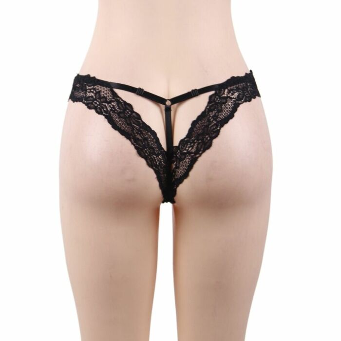 Calcinha de lingerie rainha com tamanho v-back l / xl