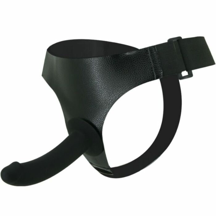 ULTRA PASSIONATE HARNESS ARNES CON STRAP ON NEGRO 15 CM