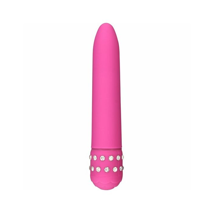 Toyjoy-Vendendo vibrador rosa com diamantes