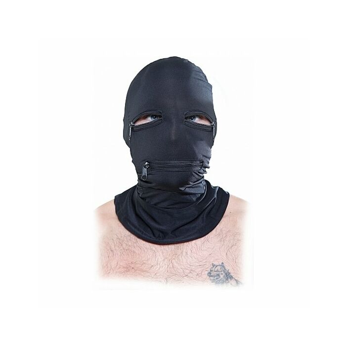 máscara fantasia fetiche com abertura de olhos